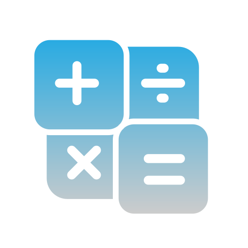 Calculator Generic gradient fill icon