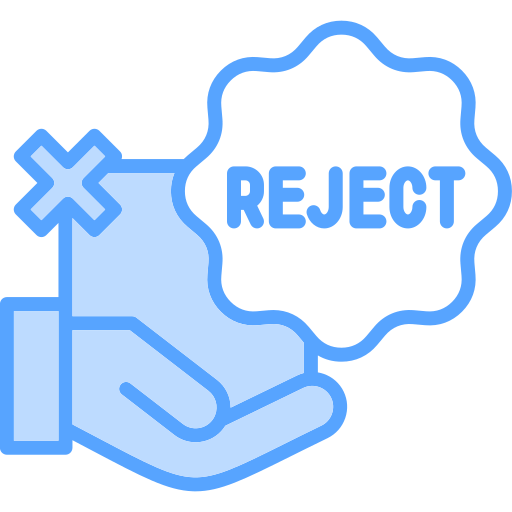 Reject free icon