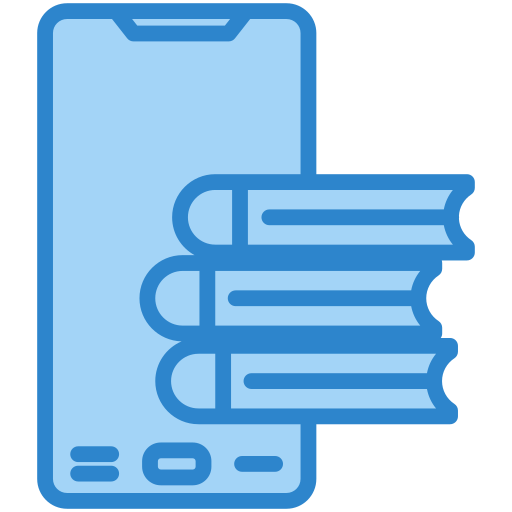 bibliothèque en ligne Icône gratuit