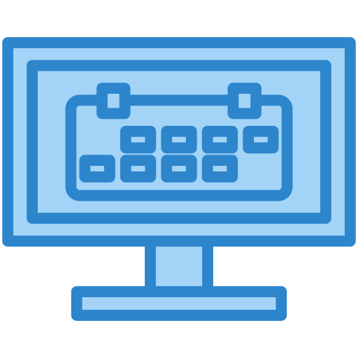 calendario en línea icono gratis