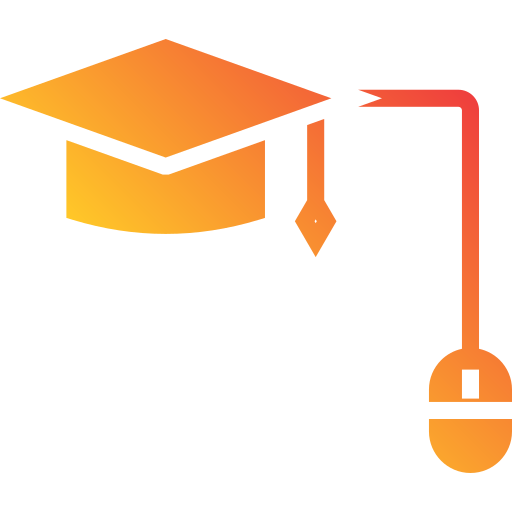 diplôme en ligne Icône gratuit