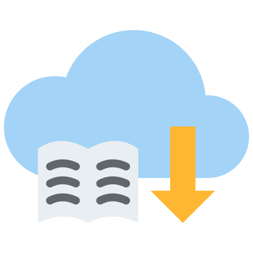 descarga en la nube icono gratis