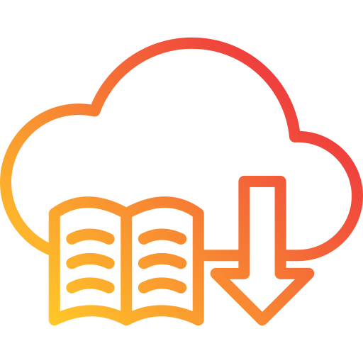 descarga en la nube icono gratis