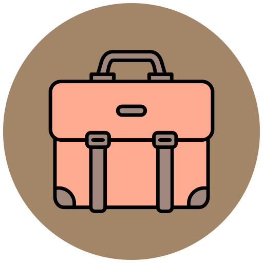 maletín icono gratis