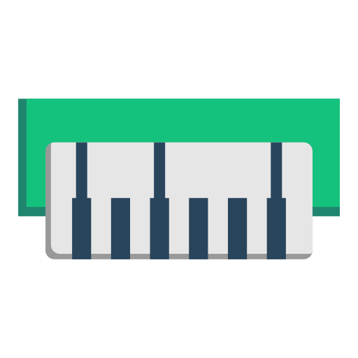 Piano Generic color fill icon