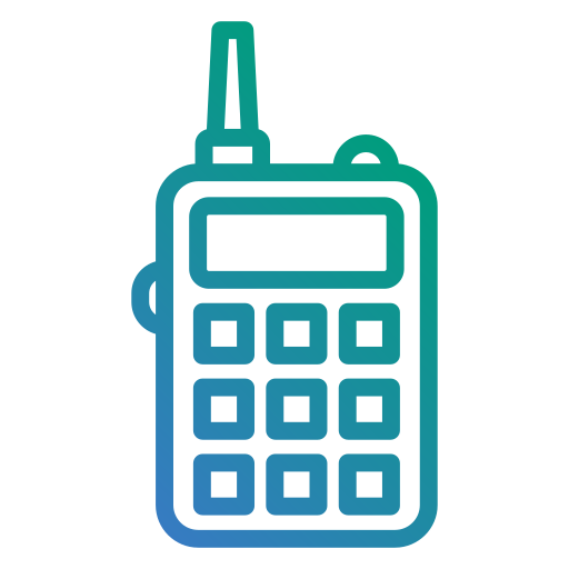 Walkie talkie Generic gradient outline icon