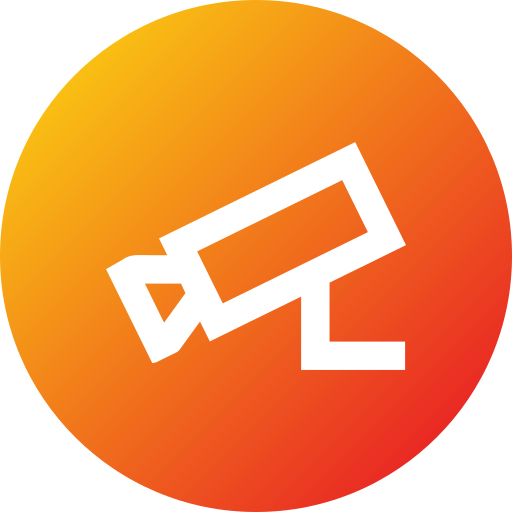 cámara de cctv icono gratis