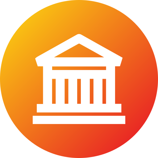 Bank Generic gradient fill icon