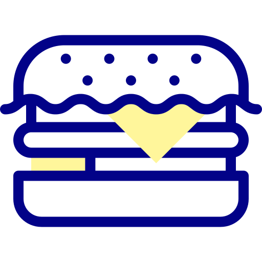 hamburguesa con queso icono gratis