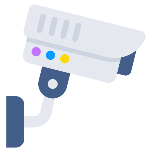 cámara de cctv icono gratis