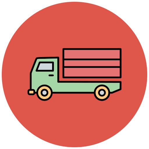 camión icono gratis