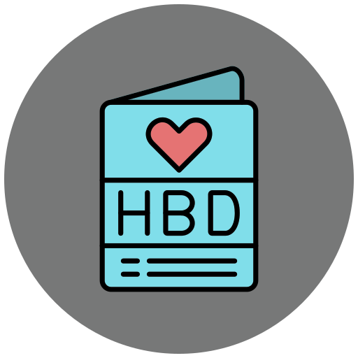 Birthday card Generic color lineal-color icon