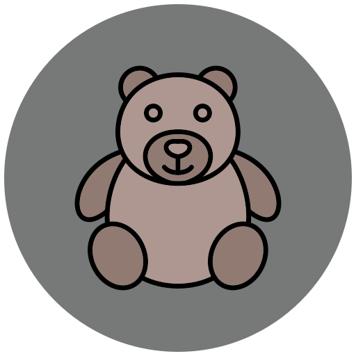 osito de peluche icono gratis