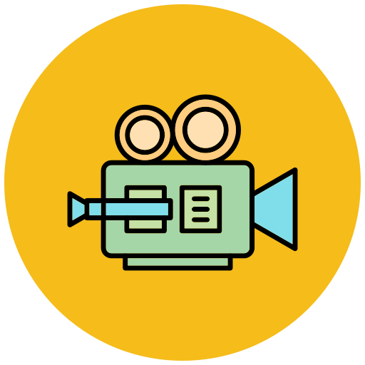 Video Camera Generic color lineal-color icon