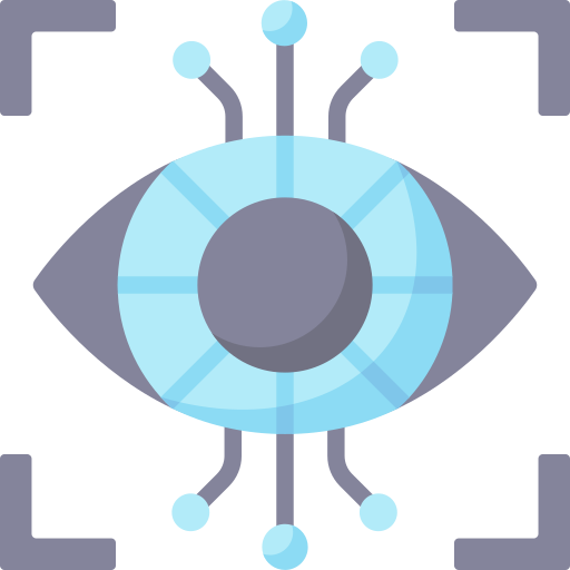 Eye Scanner Special Flat Icon