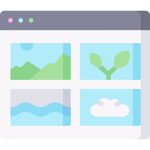 galería icono gratis