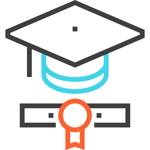 graduación icono gratis