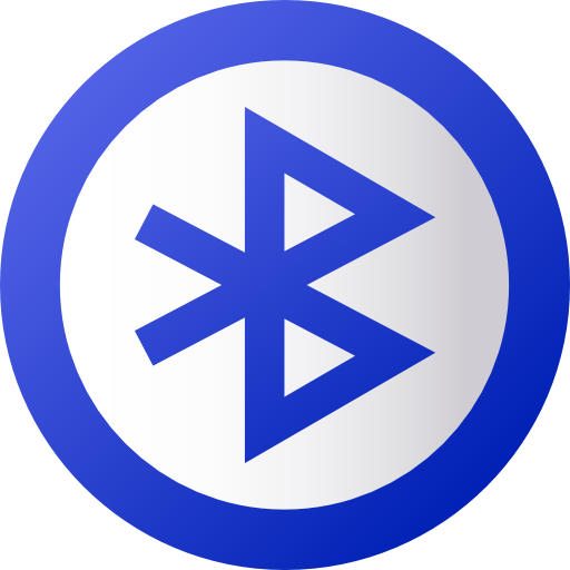 Bluetooth Flat Circular Gradient icon