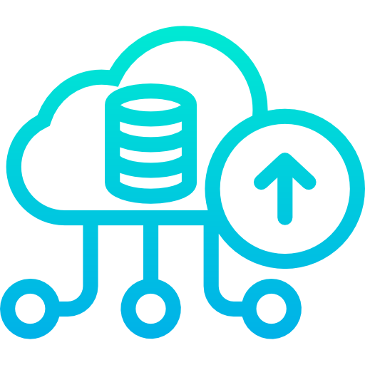 Cloud computing Kiranshastry Gradient icon