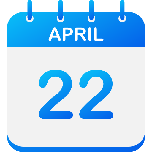 22 de abril icono gratis