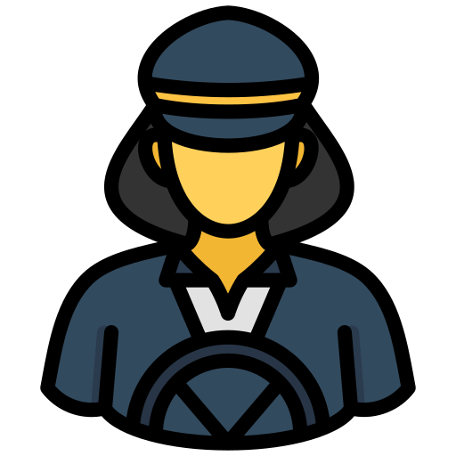 conductor de taxi icono gratis