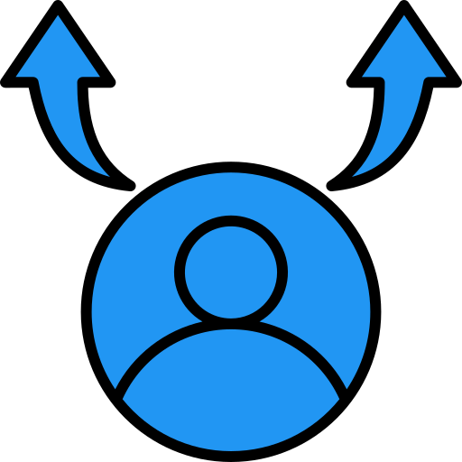 superación personal icono gratis