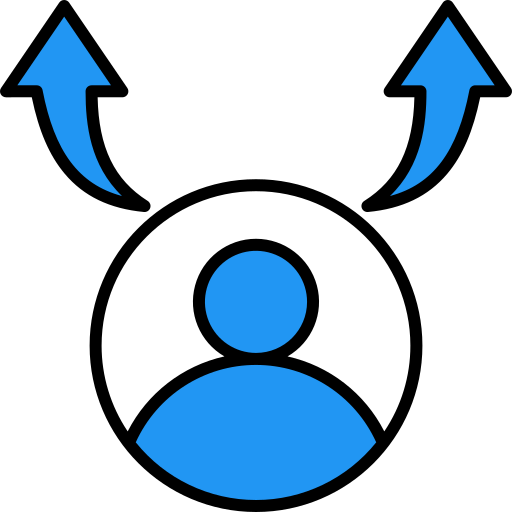 superación personal icono gratis