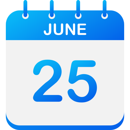 Twenty five free icon