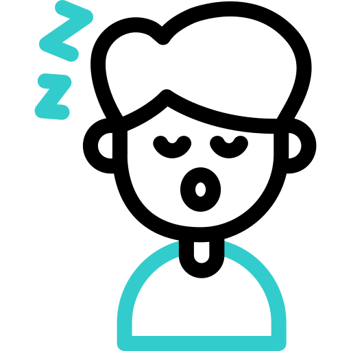 Sleepy Basic Accent Outline icon