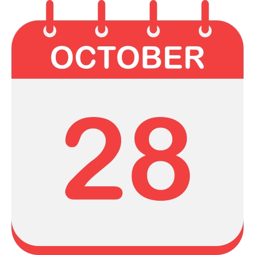 28 octobre Icône gratuit 28 octobre Icône gratuit