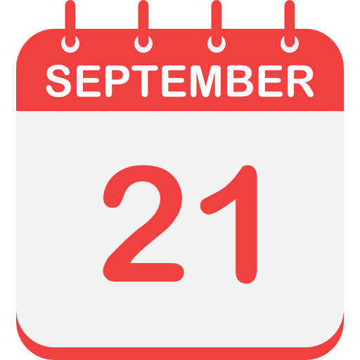 21 de septiembre icono gratis