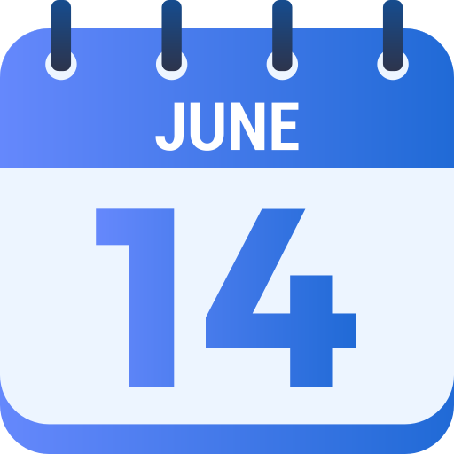 14 de junio icono gratis