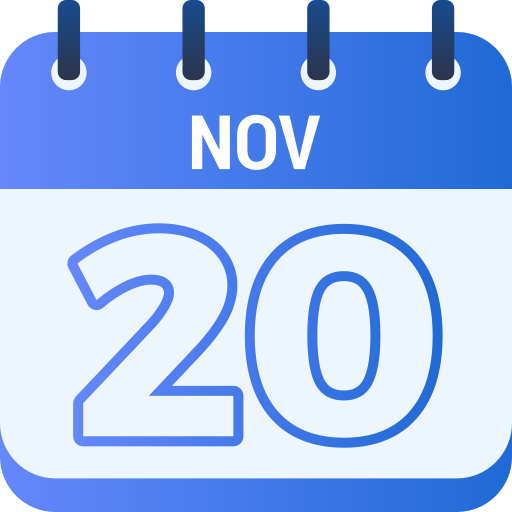 November 20 free icon