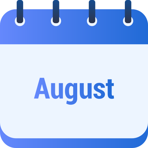 agosto icono gratis