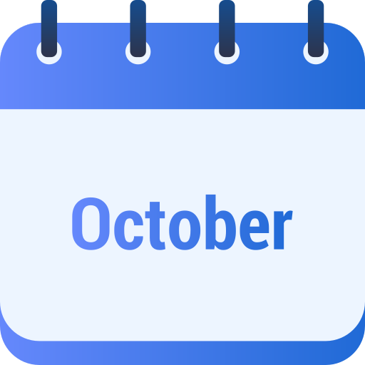 octubre icono gratis