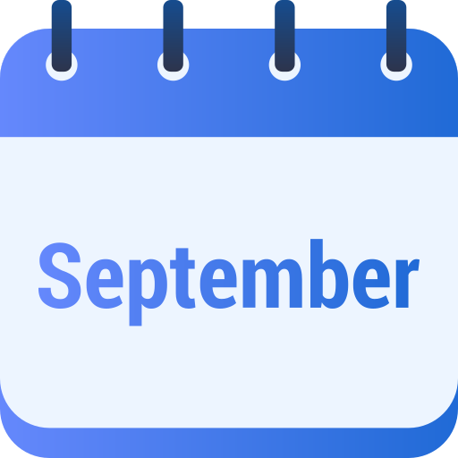 septiembre icono gratis