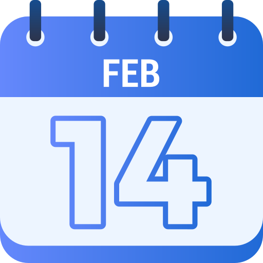 14 de febrero icono gratis