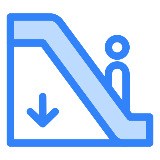 Escalator free icon Escalator free icon
