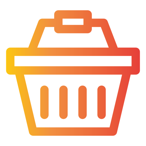 Shopping basket Generic gradient outline icon