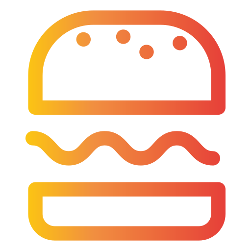 Hamburger Generic gradient outline icon