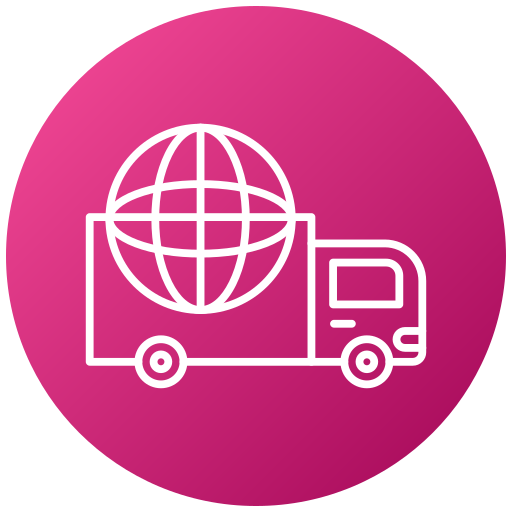Worldwide Shipping Generic gradient fill icon