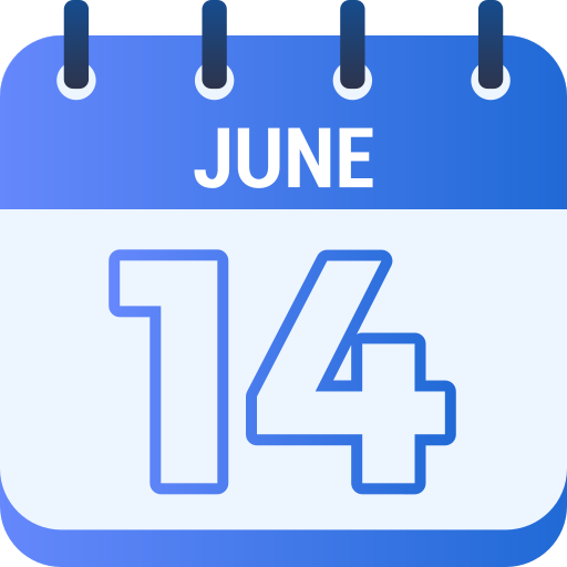 14 de junio icono gratis