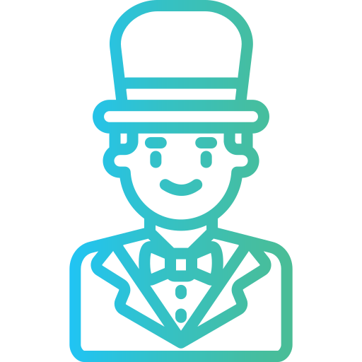 Magician Generic gradient outline icon