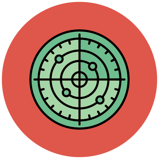 radar grátis ícone