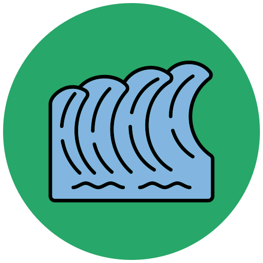 vagues Icône gratuit vagues Icône gratuit