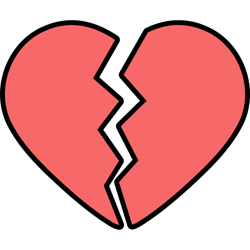 Heartbreak Generic color lineal-color icon