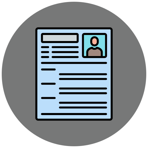 curriculum vitae grátis ícone