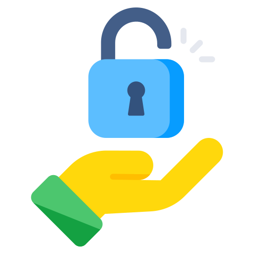 Unlock free icon Unlock free icon
