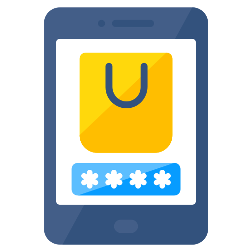 Mobile shopping free icon