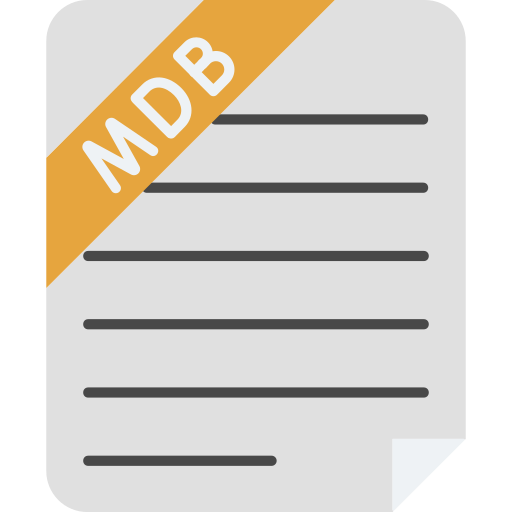 archivo mdb icono gratis